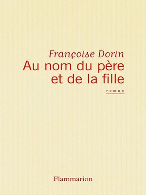 cover image of Au nom du père et de la fille